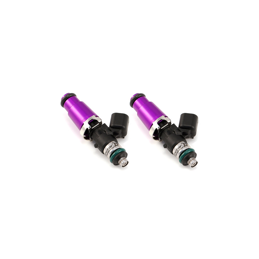 Injector Dynamics 1300cc Injectors - All Mazda RX-7 - 14mm (Purple) Adaptor Top. -204 / 14mm Lower O-Rings (Set of 2) - 1300.11.06.60.14.2